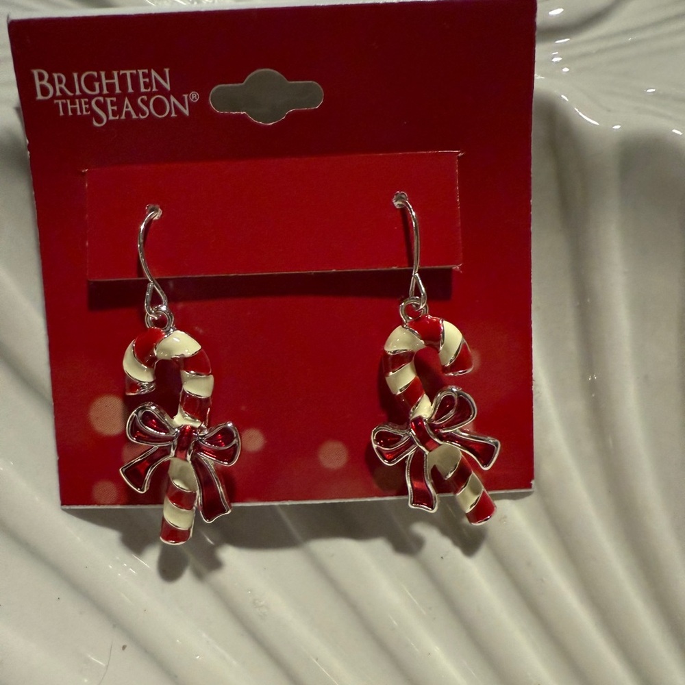 Festive Candy Cane Earrings